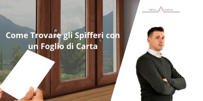 spifferi finestra