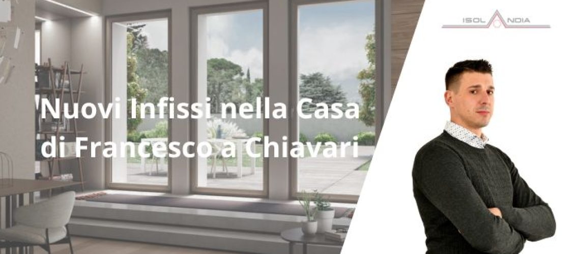 Nuovi Infissi nella Casa di Francesco a Chiavari