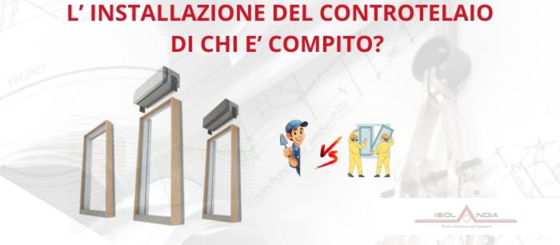 installazione controtelaio